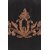 Tarusa Black Embroidered Clutch