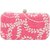 Tarusa Pink Embroidered Clutch