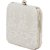 Tarusa White Embroidered Clutch