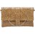 Tarusa Brown Solid Clutch