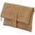 Tarusa Brown Solid Clutch