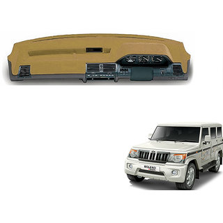 Buy Autonity Car Premium Dashboard Cover Beige For Mahindra Bolero
