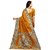 Meia Orange Art Silk Embellished Saree With Blouse