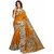 Meia Orange Art Silk Embellished Saree With Blouse