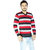 DEPLO Red-Black V Neck Men's Sweater