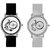 KK Sales NEW  Black And White MORE  Round Dial Analog Watches Combo For Girls And Womens