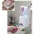 Nueva Automatic Toothpaste Dispenser 5 Toothbrush Holder Set Wall Mount Stand