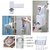 Nueva Automatic Toothpaste Dispenser 5 Toothbrush Holder Set Wall Mount Stand