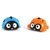 Krasa Toys Gyro Car Spinning Insects Unbreakable with Ring and Conical Cube Accesories (PACK OF 2)Color May Vary