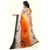 Gaurangi Creation Multicolor Georgette printed saree with blouse