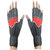 Faynci Leather Bike Riding /Sports / Gym / Weight Lifting / Cycling Gloves  for Boys, Men, Women, color Red/Black.