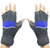 Faynci Leather Bike Riding /Sports / Gym / Weight Lifting / Cycling Gloves  for Boys, Men, Women, color Blue/ Black.