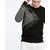 Full Sleeve  Faux Leather  Sweat Shirt Three fabric Winter collection Black  Grey cotton T-Shirt for men - STAND OUT