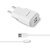 Ambrane AWC-22 2.1A Dual Port Fast Charger with Charge  Sync USB Cable