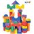 Wishkey 65 PCS 3D Colorful Learning Numbers and Alphabets Building Soft Blocks Set Educational Toy