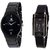 IIK Collction Black Men and KAWA Black Women Watches Combo ,Couple for Men and Women Pack Of  2
