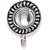 Zaveri Pearls Circular Shape Silver Antique Clip-on Nosepin-ZPFK6438