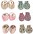 New Born Baby Mittens Booties (Pack of 6 Sets) (0-8 Months)