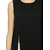 Meia Women's Side Cut Black Maxi Top