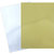 Foil Board Glossy 20x30 inch  - Gold / Silver, 2 sheets for card making, embossing sheet