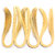 Quilling strips extra long 3MMX20INCH, 400STRIPS-IVORY