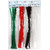 Pipe Cleaners , Chenille Stems 30 cm  - White ,  Green , Brown and Red