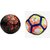 CR7 Black/Red  Football (Size-5) + Laliga Orange/Yellow Football (Size-5)