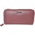 AVES Fashion Regular Size Solid Leather Wallets for Women - Brown