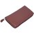 AVES Fashion Regular Size Solid Leather Wallets for Women - Brown