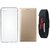 Oppo Neo 5 Premium Leather Cover with Silicon Back Cover, Digital Watch