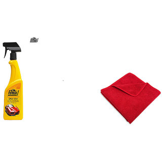 Buy Autonity Combo Of Formula 1 Car Bike Spray Wax Polish 473ml Autonity Microfiber Cloth Online 1169 From Shopclues