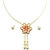 Novadab Sweet Daisy Long Pearl Necklace Set