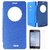 TBZ Flip Cover Case -Royal Blue for Asus Zenfone 5 with Screen Guard