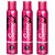 Spinz Exotic Deodorant Body Spray Pack of 3 Combo 450ML