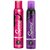 Spinz Exotic and Enchante Deodorant Body Spray Pack of 2 Combo 300ML