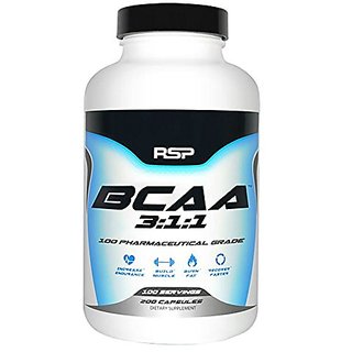 RSP Nutrition 100 Servings BCAA 311 Nutritional test product