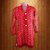 Ribbed Woolen Short Straight Red Kurti By NishTag Brand