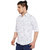 Doora Men's Printed Casual  Shirts White Shirts