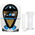 Kinsco Aqua Zoom RO+UV+UF+TDS Adjuster Water Purifier with Prefilter (White and Black)