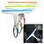 Glass cleaning wiper Multi colour Pack of 3