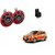 Hella Car Super Loud Red Grill Horn Set Of 2  +  Horn Relay For Maruti Alto K10