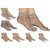 Pack of 5 - Nandini Women's Ankle Length Ultra Thin Transparent Socks
