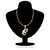 Vk Jewels Gold Plated Silver  Golden Alloy Chain For Women