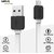 Gizga Essentials (Pack of 3) Tangle Free 1M Micro USB Fast Charging-2.4Amp Charge  Sync Data Cable(White)