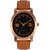 The Shopoholic Analog Multicolour Dial Brown Leather Belt Watches For Men-Boys Watch