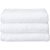 Kuber Industries Cotton Full Size Bath Towel Set of 3 Pcs (27*54 Inches White) Code-TWL114
