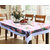 Kuber Industries Dining Table Cover Flower Design Printed Clear Transparent Sheet 60*90 Inches (White Lace) - DT309