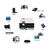 UNIC UC 46 FULL HD LED PROJECTOR WITH WARRENTY LAMP LIFE 40000HRS WITH 1280X 1920PIXEL