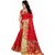 SATYAM WEAVES WOMEN'S ETHNIC WEAR COTTON SILK RED COLOUR SAREE WITH BLOUSE PIECE