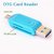 USB OTG  Card Reader 2 in 1 Kit By Sketchfab - Assorted Color